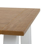 Burford Solid Wood 4 Seater Dining Table - White | Stylish Kitchen Design