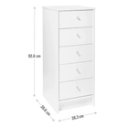 Habitat Kids Scandinavia 4 Chest of Drawers - White