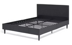 Home Skylar Double Bed Frame - Black | Metal Bed Frame for Bedroom or Guest Room