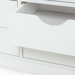 Kids Pagnell 3 Door 4 Drawer Wardrobe - White | large kids wardrobe