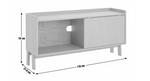 Jessie 1 Door TV Unit Natural | Wooden Living Room TV Stand Cabinet Furniture