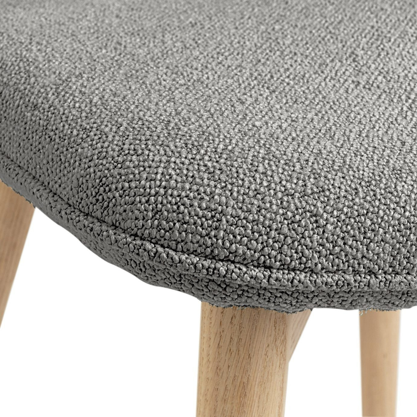 Laurel Pair of Fabric Dining Chairs - Grey | Modern Upholstered Kitchen