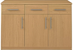 Anderson 3 Dr and 3 Drawer Sideboard - Oak Effect