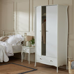 Home 2 Door 1 Drawer Wardrobe - White | Curvaceous looks wardrobe