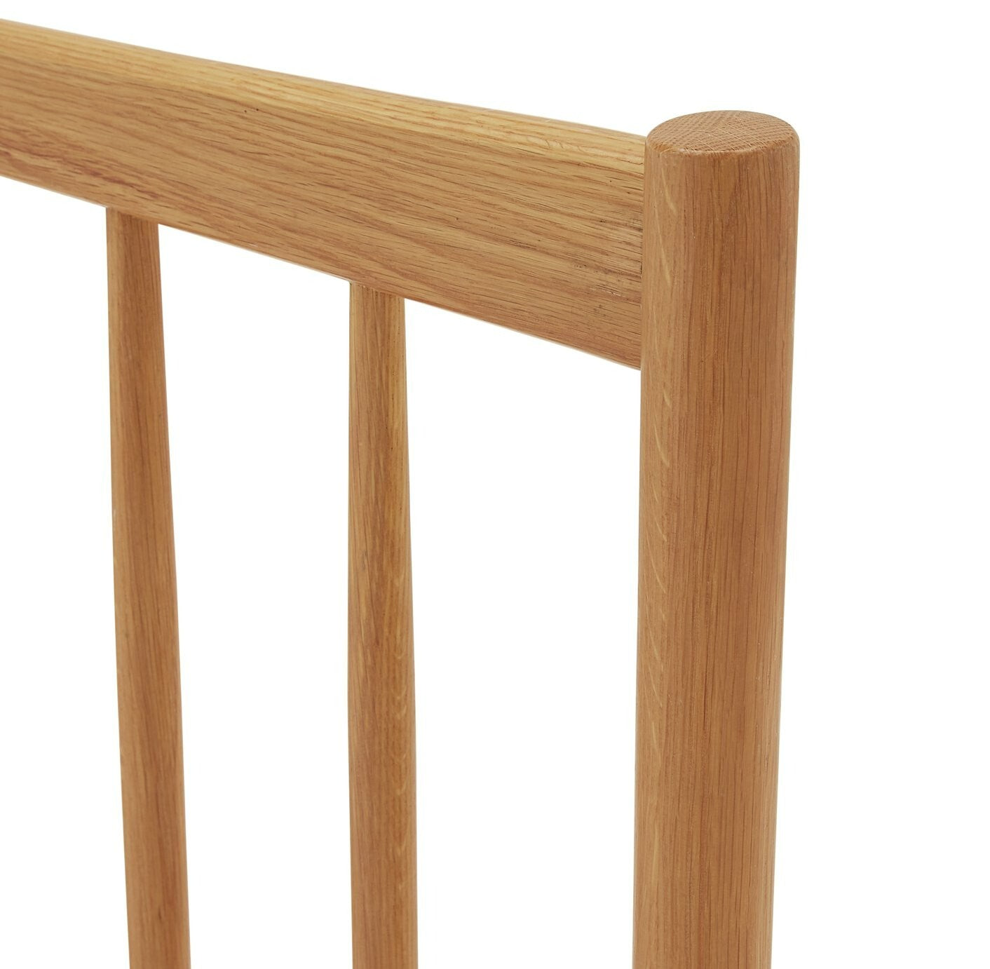 Chiltern Spindle Double Wooden Bed Frame - Oak (S)