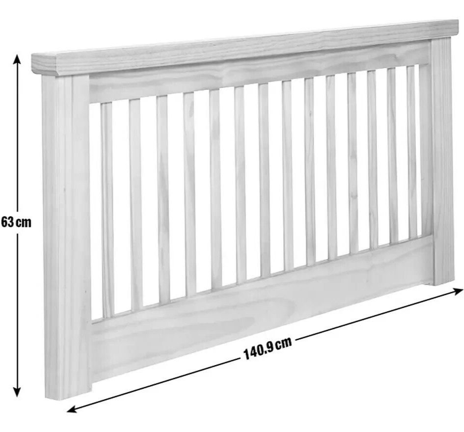 Aubrey Double Headboard - White ( B Grade 33291 )