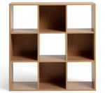 Habitat Home Squares 9 Cube Storage Unit - Oak Effect | Organizer Storage