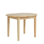 Home Banbury Extending Solid Wood Dining Table-Natural | Dining room furniture