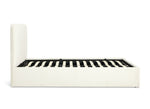 Home Pandora Double End Lift Ottoman Bed - White | Luxury Bedroom Upgrade