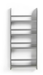 Kids Scandinavia Wall Mounted Bookcase White | Children's Bedroom Wall Shelf