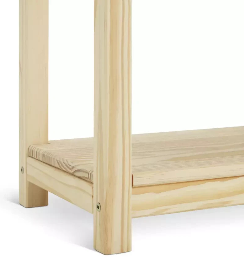 Karee 3 Shelf Shelving Unit Pine | Freestanding Storage Shelving Furniture
