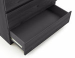 Home Jenson 5 Drawer Chest - Black | Sleek Storage Solution