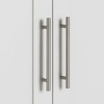 Munich Panelled 2 Door Wardrobe - White | Modern white wardrobe