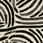 Skandi Brush Marks Rug - Black & White - 160x230cm  (38)
