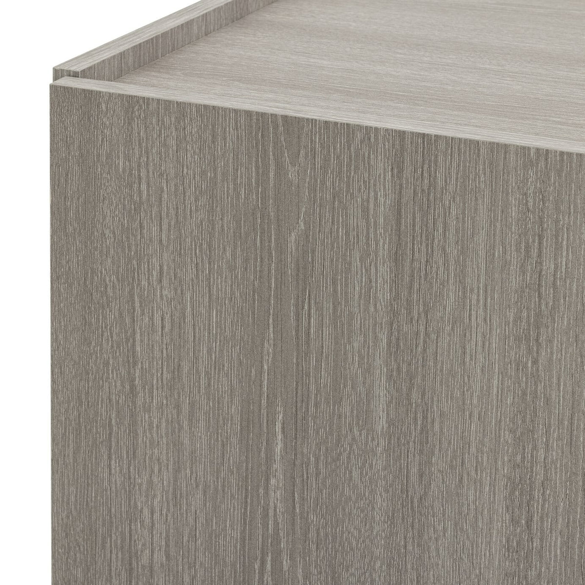 Seville 2 Door Shoe Storage Cabinet - Grey & Oak (B Grade 1023.)