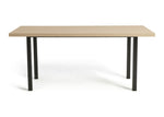 Zayn Wood Effect Dining Table - Natural