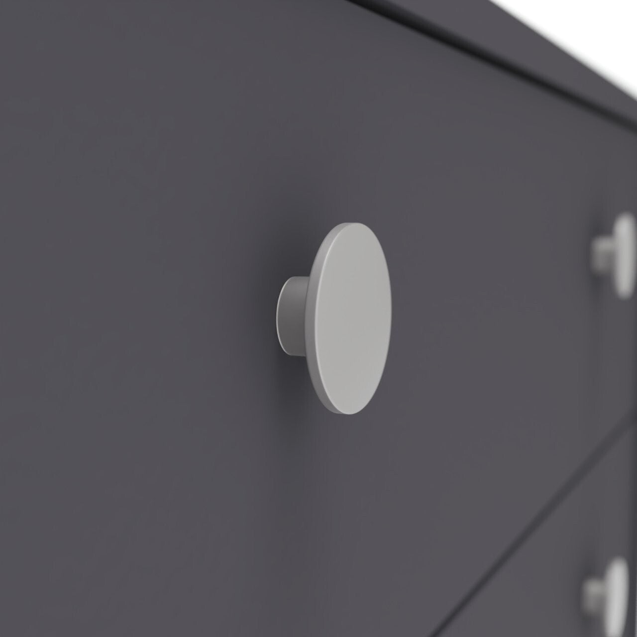 Seville 2 Piece 1 Door Wardrobe Set - Anthracite