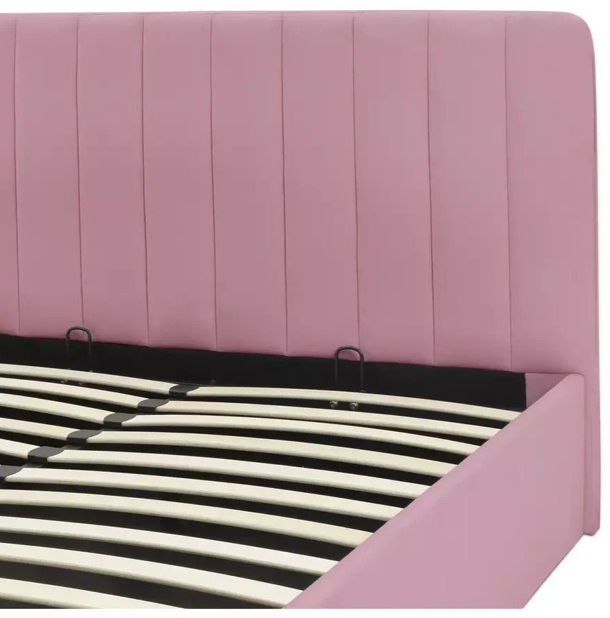 Pandora Small Double End Lift Ottoman Bed - Pink (B Grade)