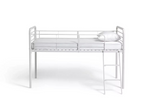 Jo Mid Sleeper Bed Frame - White