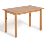 Habitat Ashdon Solid Pine 4 Seater Dining Table - Oak Stain