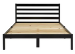 Kaycie Double Wooden Bed Frame - Black ( B Grade 38311 - 38312 )