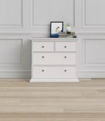 Tvilum Paris 4 Drawer Chest - White ( B Grade )