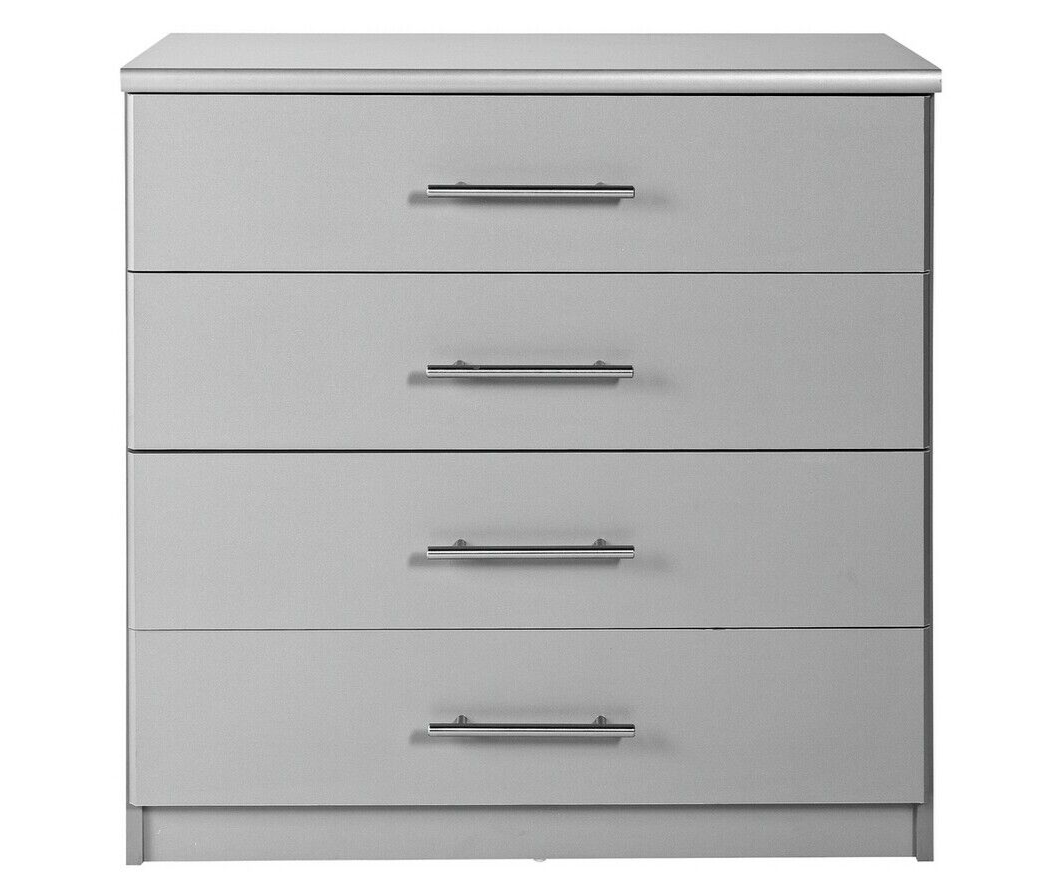 Normandy 4 Drawer Chest - Grey ( B Grade 40900 )