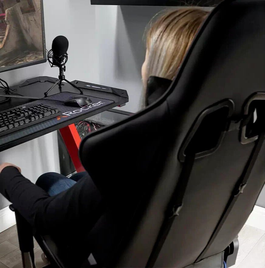 X Rocker Alpha eSports Ergonomic Office Gaming Chair -Black