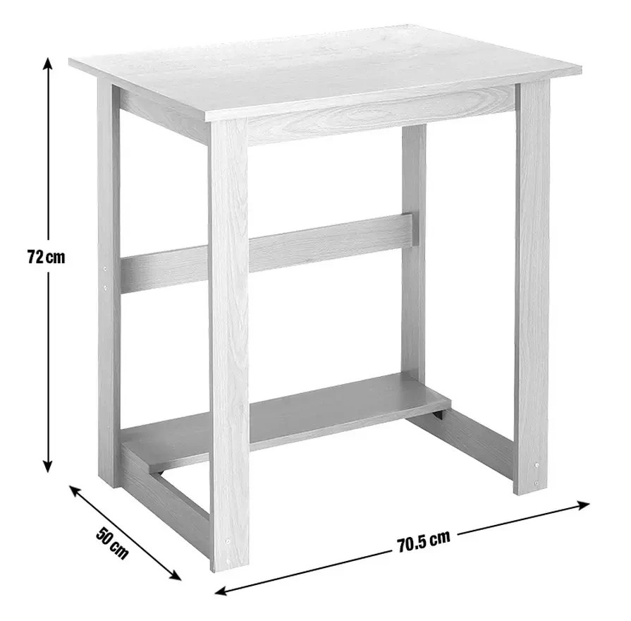 Home Office Desk Beech Effect | Computer Work Study Table Furniture