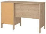 Tvilum Madrid 3 Drawer Office Desk - Oak | Minimalist Approach Workspace Setup
