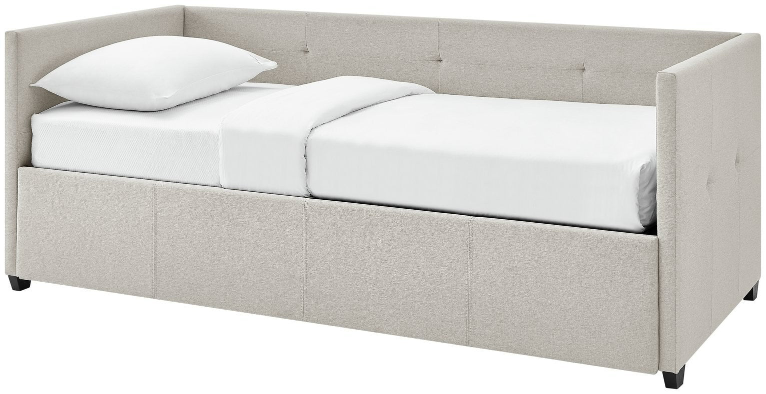 Home Tamara Trundle Day Bed - Natural | Sofa bed for small rooms