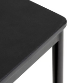 Habitat Stella Metal Bar Table & 2 Black Bar Stools ( B Grade 19540 - 19543 )