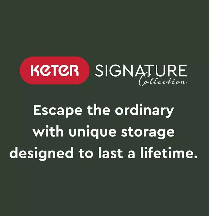 Keter Hideaway Extension Kit | Garden Storage Bin Expansion Kit