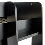 Gaming High Sleeper Bed - Black | Multimedia Room Station