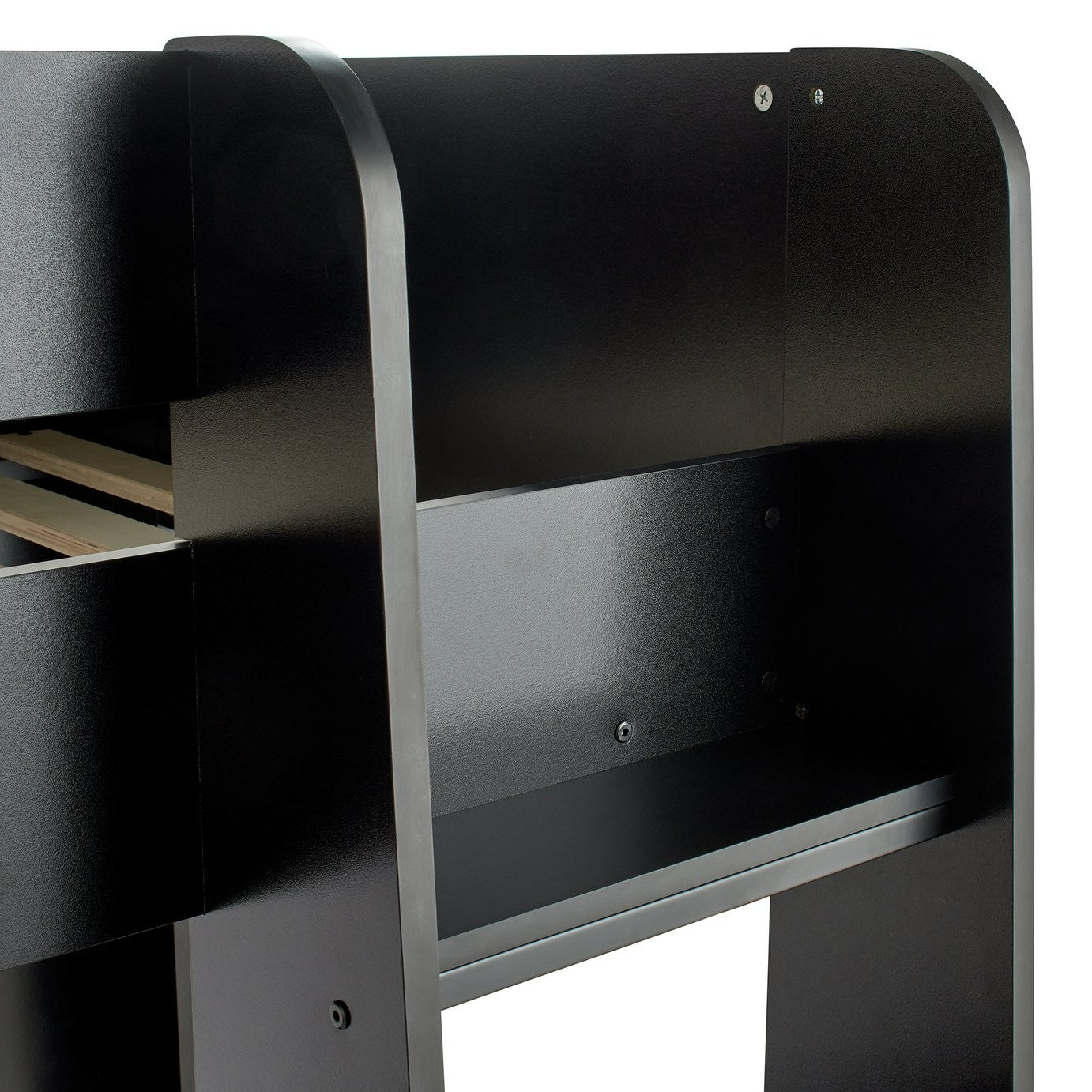 Gaming High Sleeper Bed - Black | Multimedia Room Station