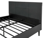 Skylar Small Double Bed Frame - Black | Metal Bed Frame for Bedroom Guest Room