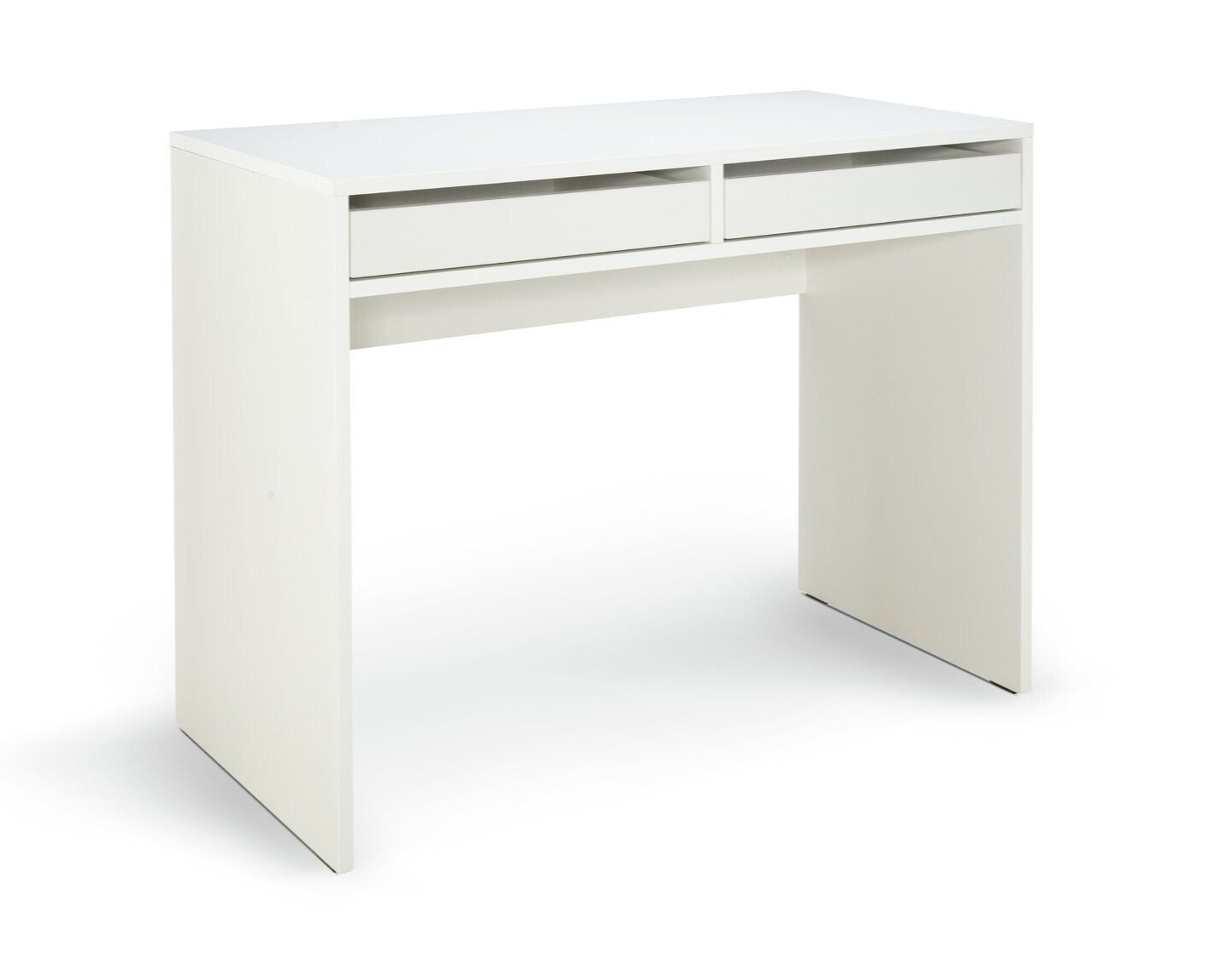 Pepper 2 Drawer Desk - White