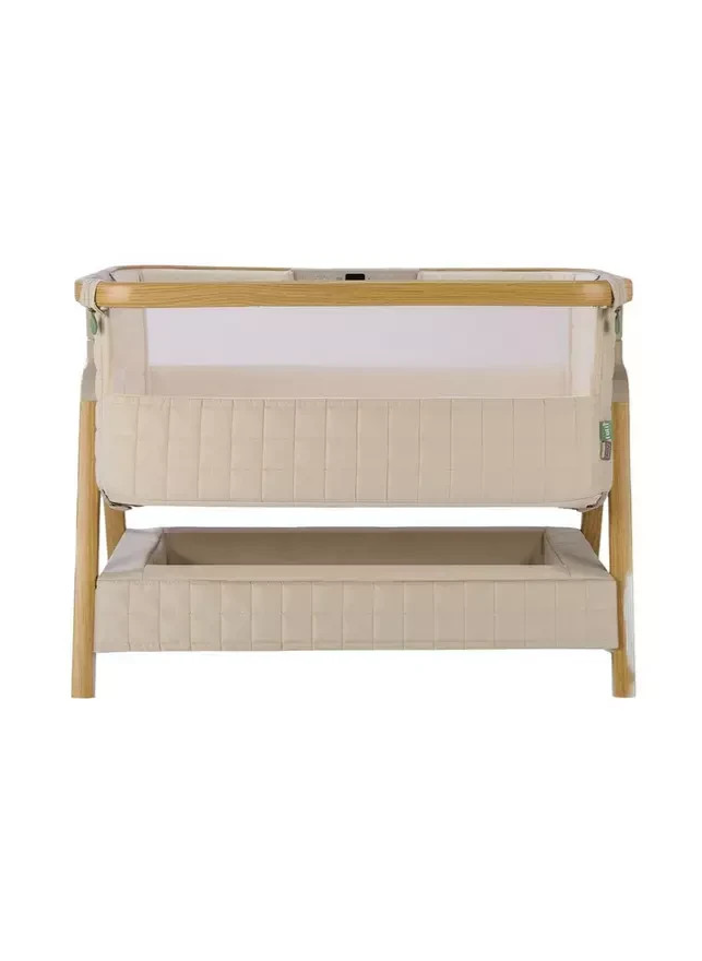 Tutti Bambini CoZee Sense Bedside Crib Sand | Baby Bedside Sleeper Crib
