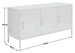 Habitat Stevie 3 Door Locker - Red