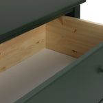 Brooklyn 4 Drawer Chest of Drawers - Green | Organized Clothing Space