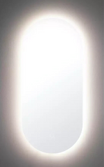 Habitat Large Vertical Backlight LED Mirror - White