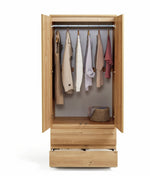 Home Jenson 2 Door 2 Drawer Wardrobe - New Oak | Warm Natural Aesthetic