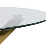 Home Alice 4 Seater Dining Table - Gold
