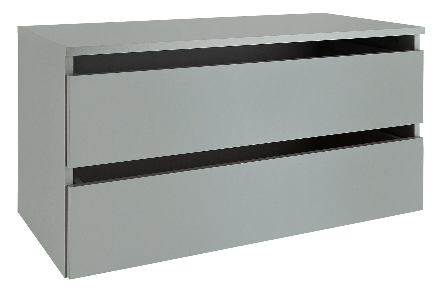 Holsted Large 2 Drawer Internal Chest | Storage Organizer Furniture Dresser