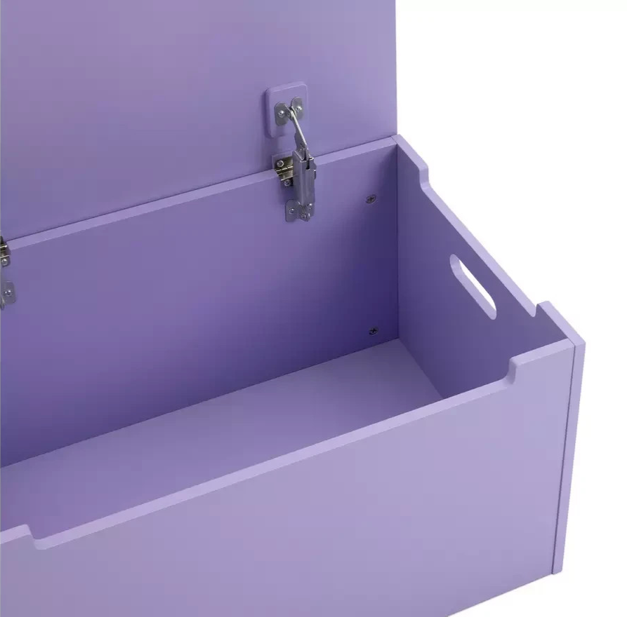 Home Kids Joni Toy Box Lilac | Children's Toy Storage Chest Bedroom Furniture
