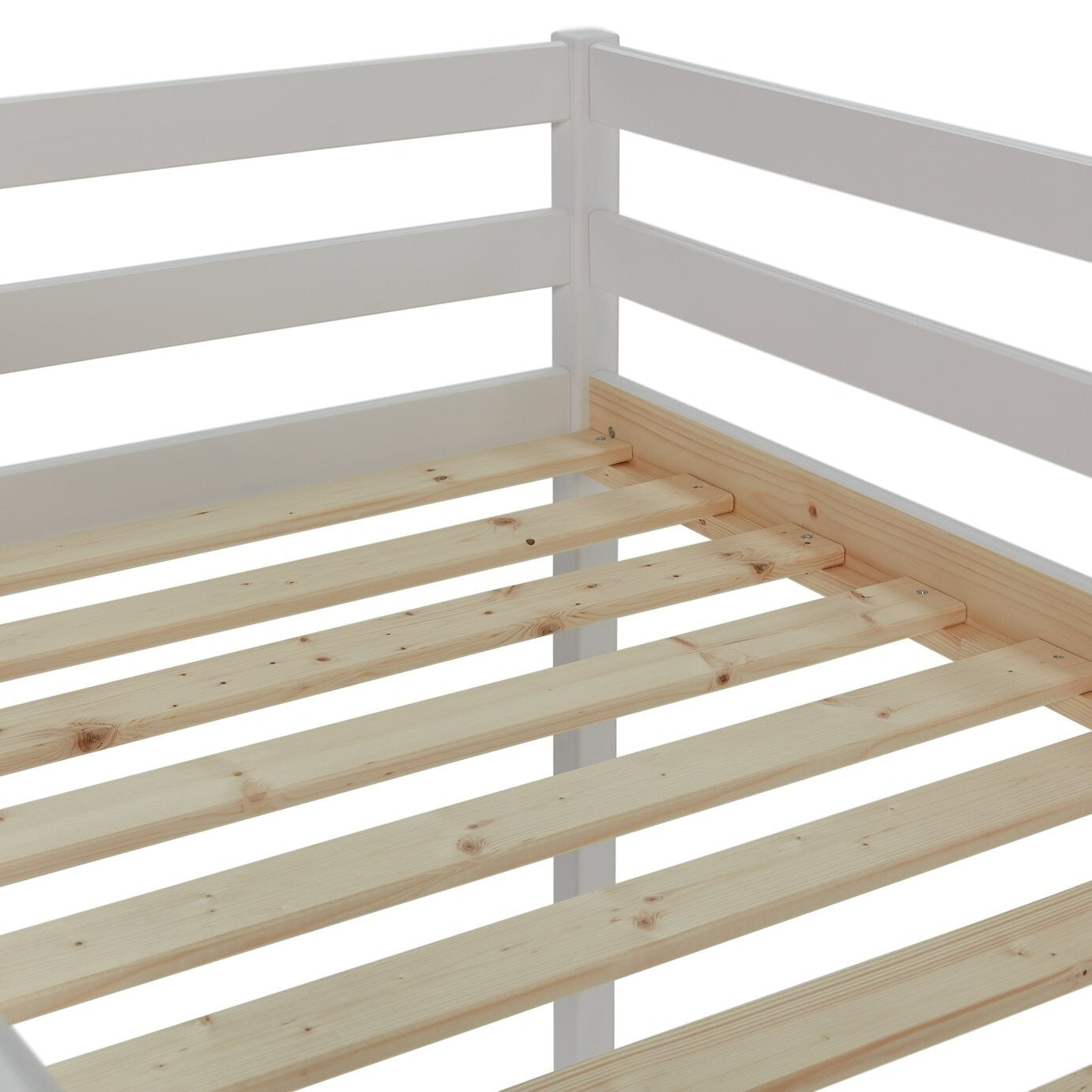 Kaycie High Sleeper Bed Single Bed Frame - White