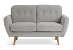 Finney Fabric 2 Seater Sofa in a Box - Grey