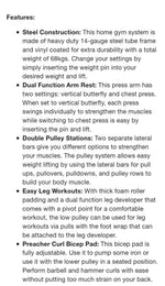 Marcy 68kg (150 Ilbs) Stack Home Gym System 