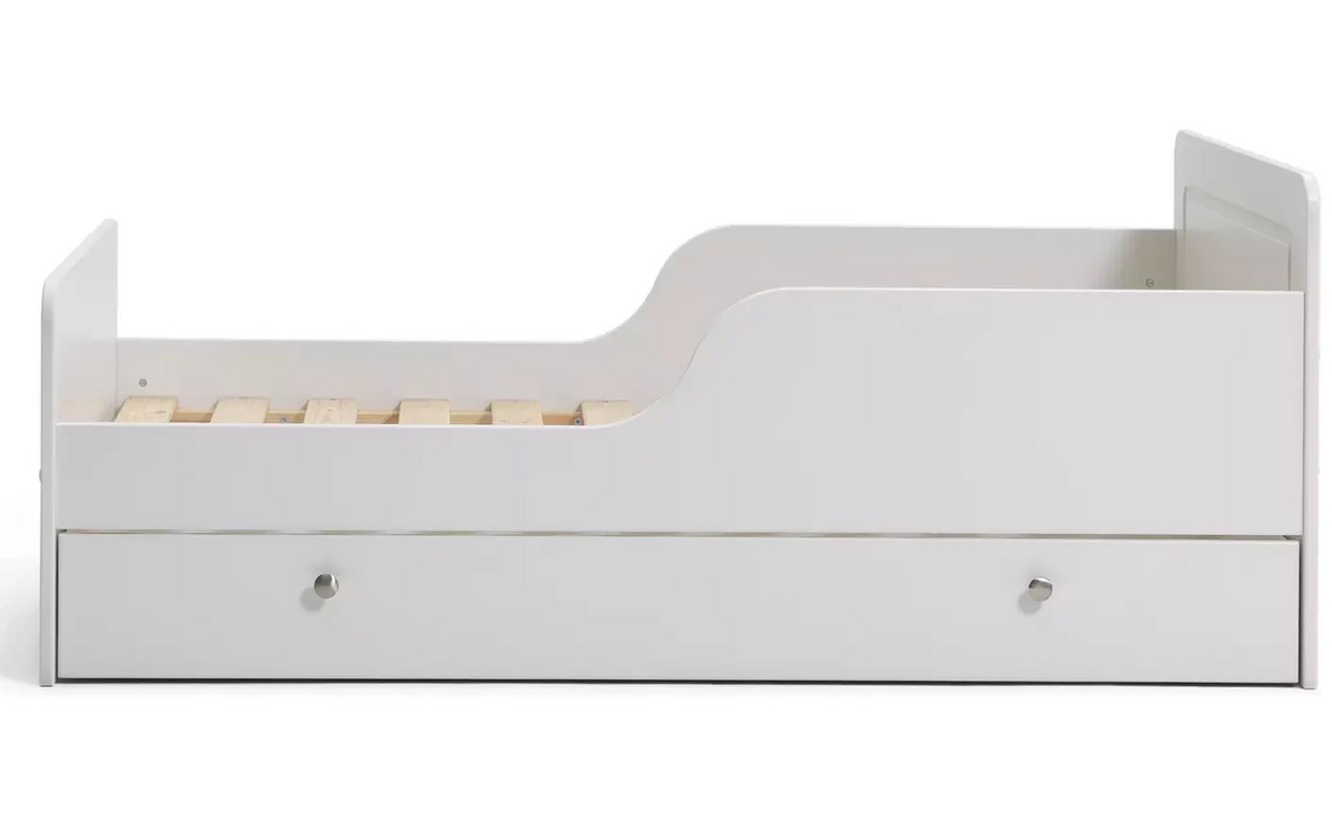 Brooklyn Toddler Bed With Drawer White | Kids Children's Bedroom Bed Frame
