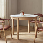 Lex Wooden 4 Seater Dining Table - Oak | Minimalist Scandi Style